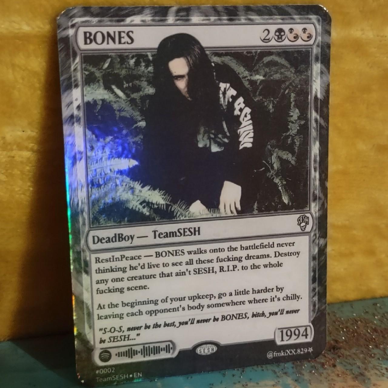 BONES 'DeadBoy' Holographic Trading Card