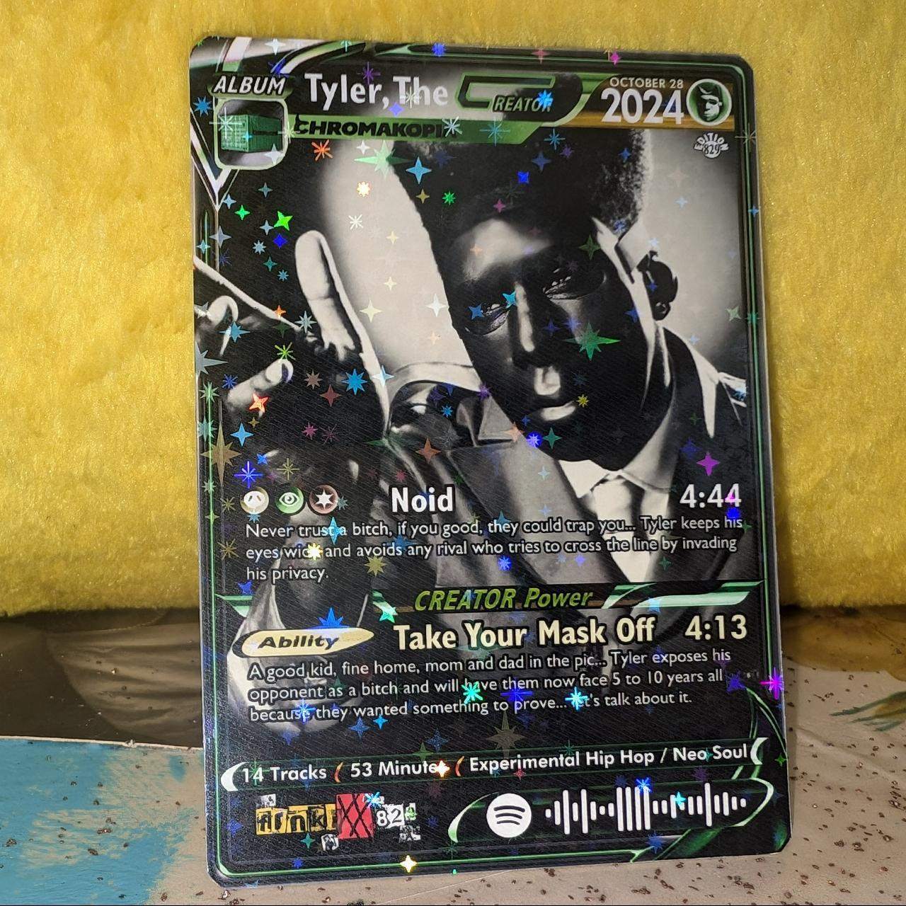 Tyler, The Creator Holographic Trading Card Set