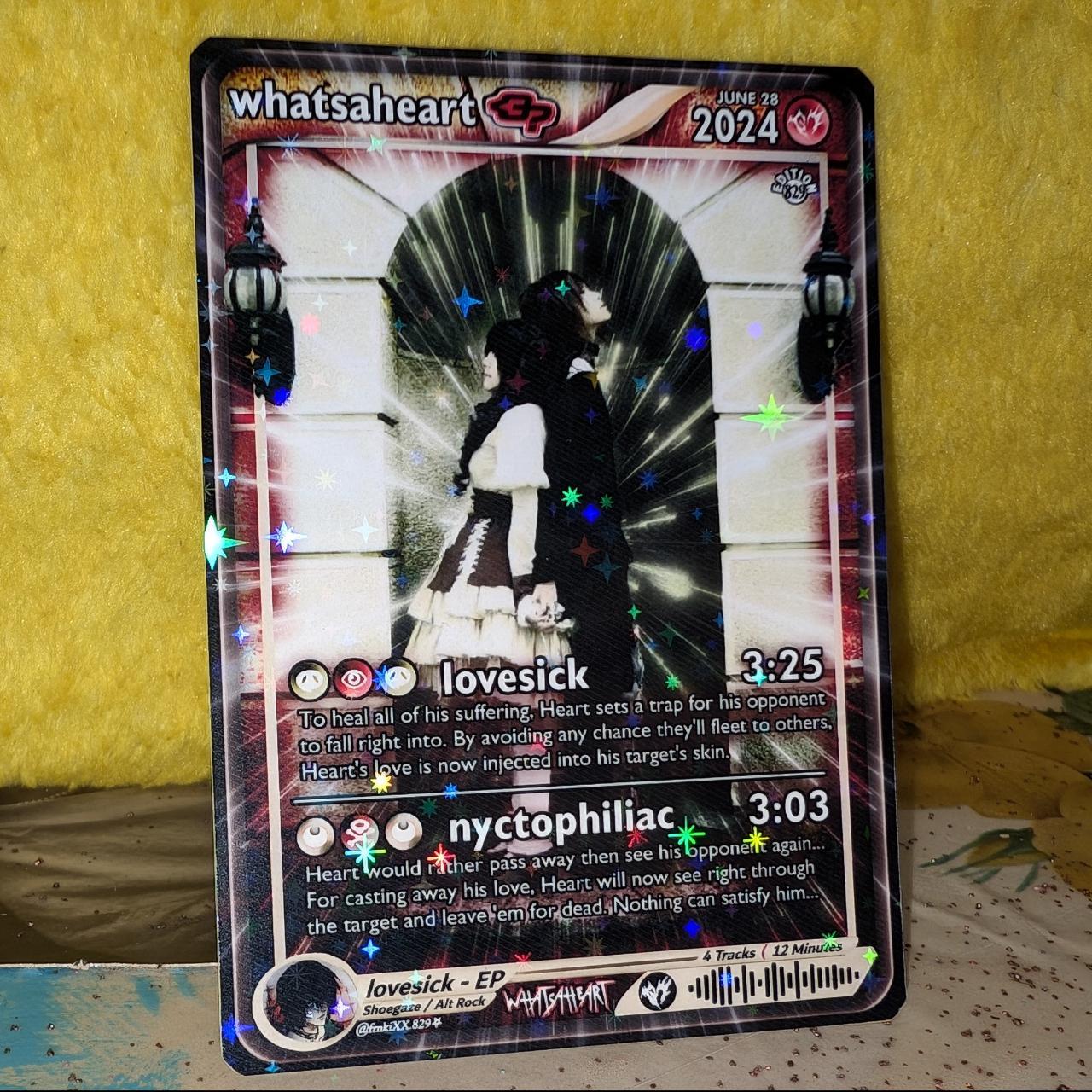 whatsaheart Holographic Trading Card Set