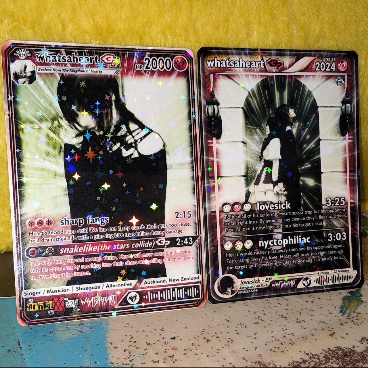 whatsaheart Holographic Trading Card Set