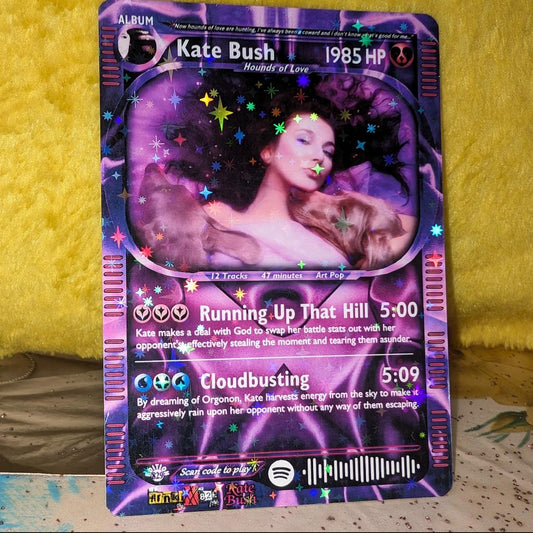 Kate Bush Holographic Trading Card