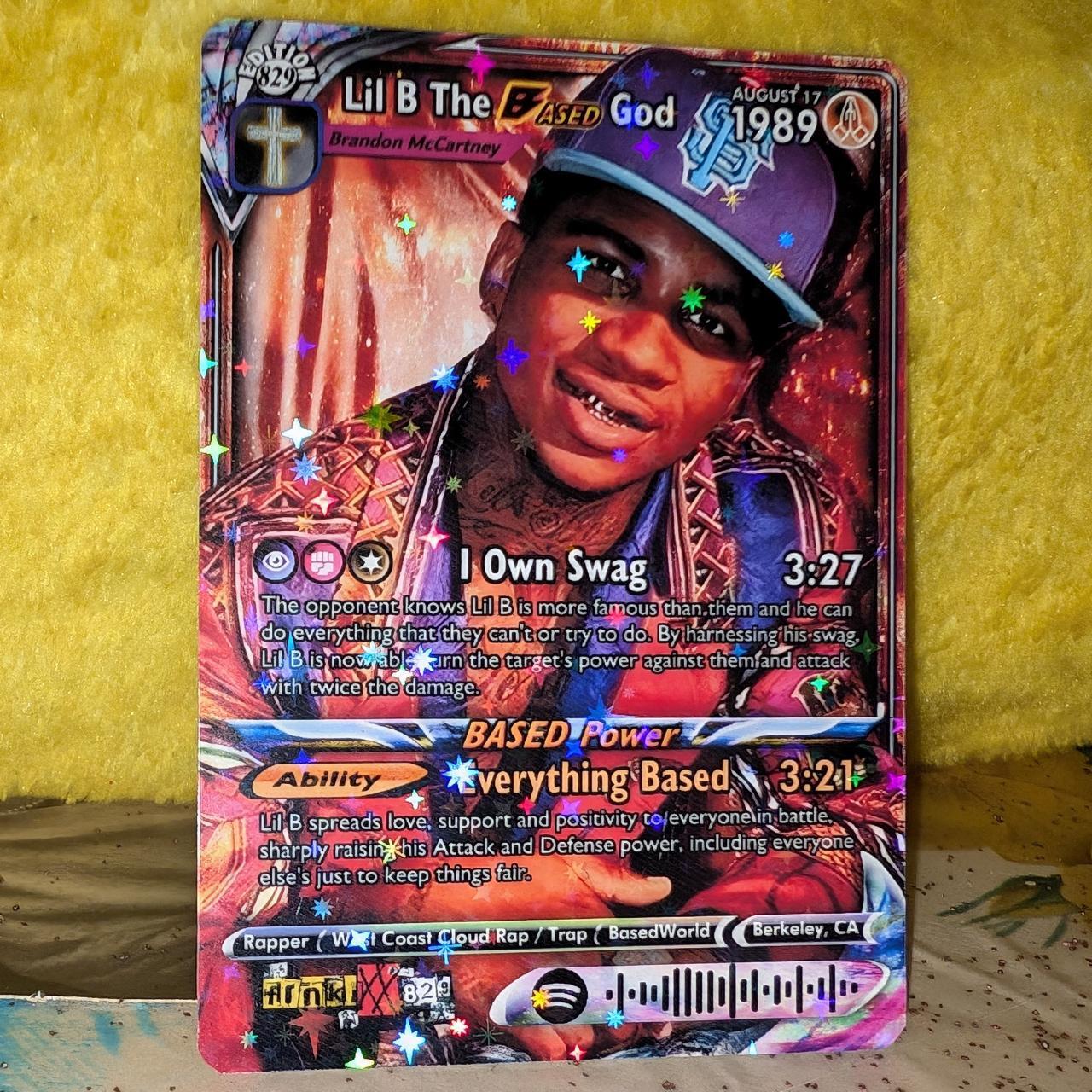 Lil B The Based God Holographic Trading Card