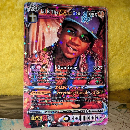 Lil B The Based God Holographic Trading Card