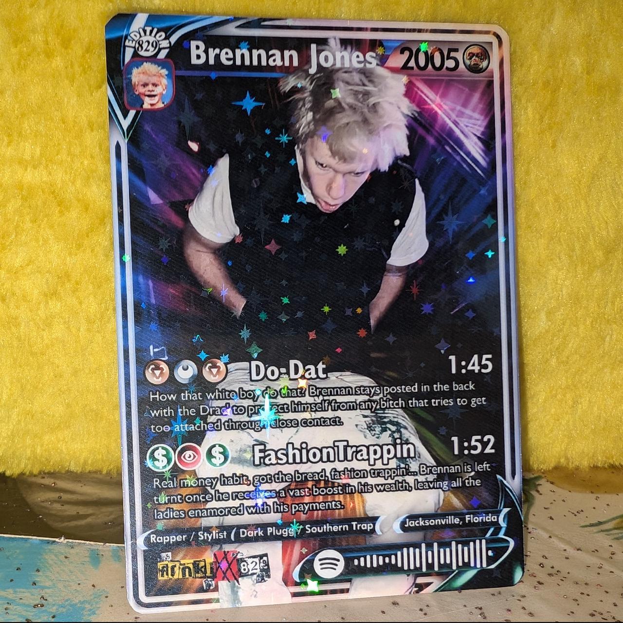 Brennan Jones Holographic Trading Card