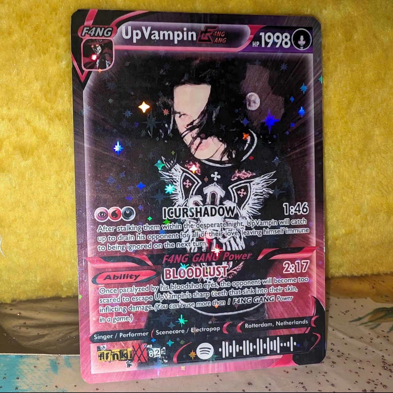 UpVampin Holographic Trading Card