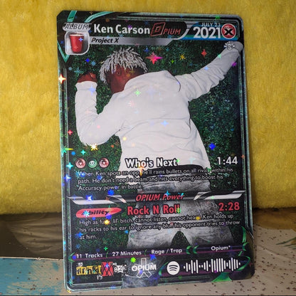 Ken Carson Holographic Trading Card Set