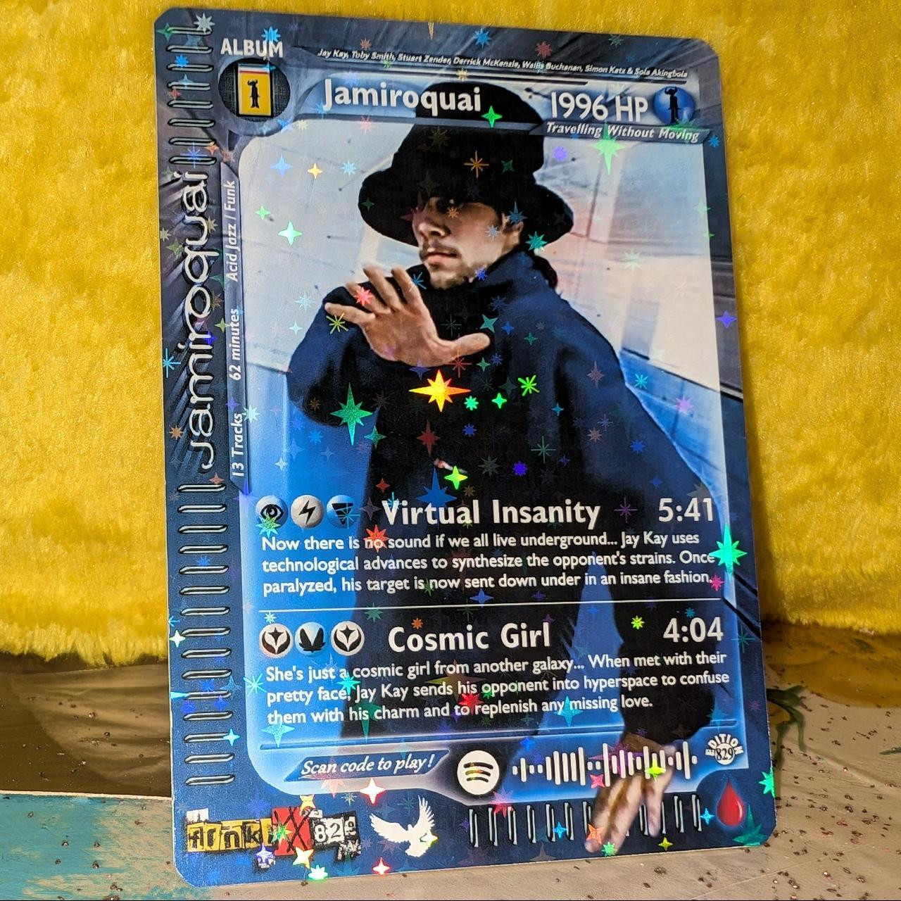 Jamiroquai Holographic Trading Card