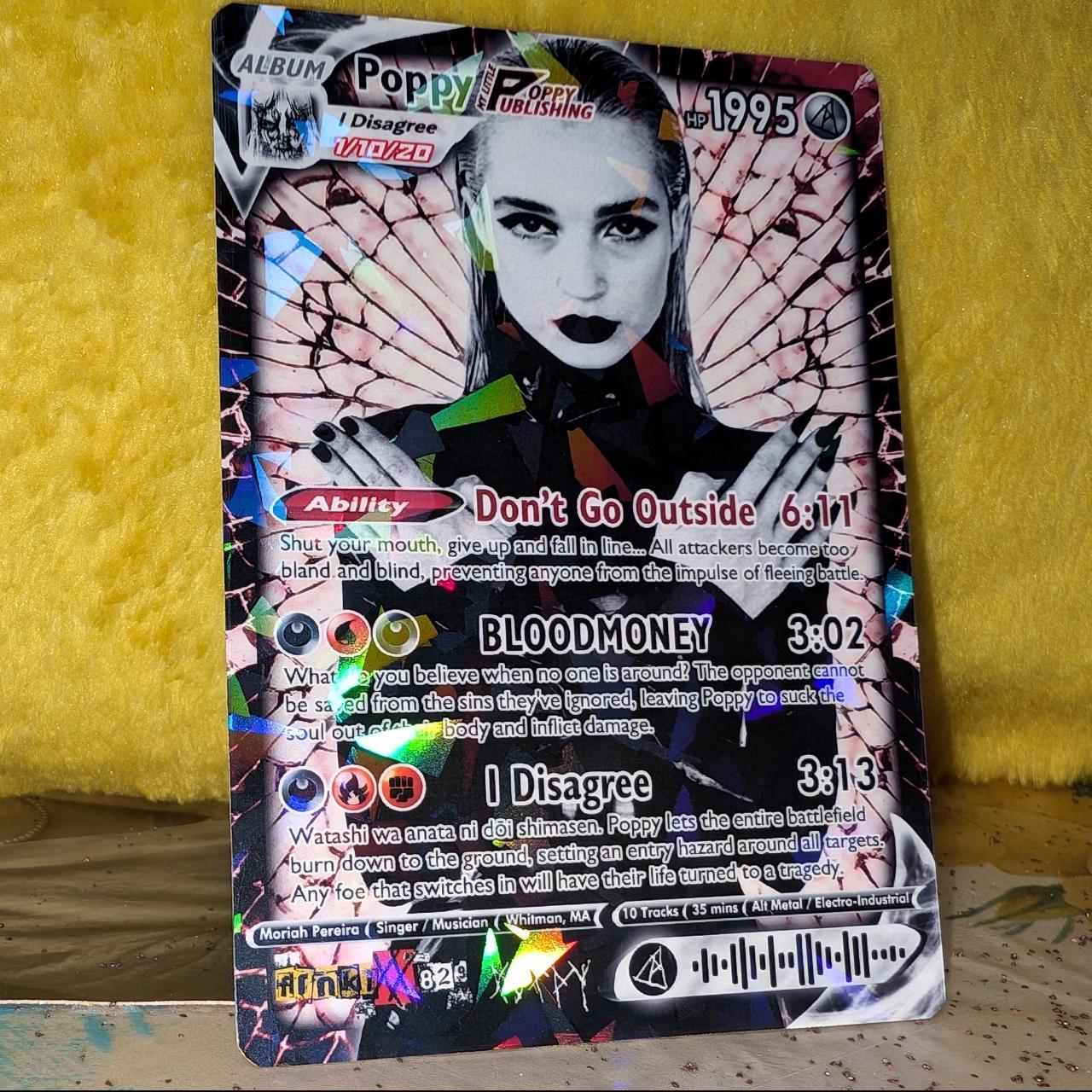 Poppy - 'I Disagree' Holographic Trading Card