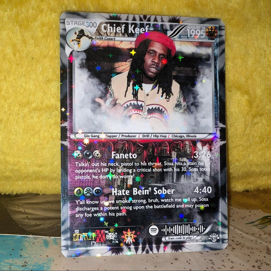 Chief Keef Holographic Trading Card