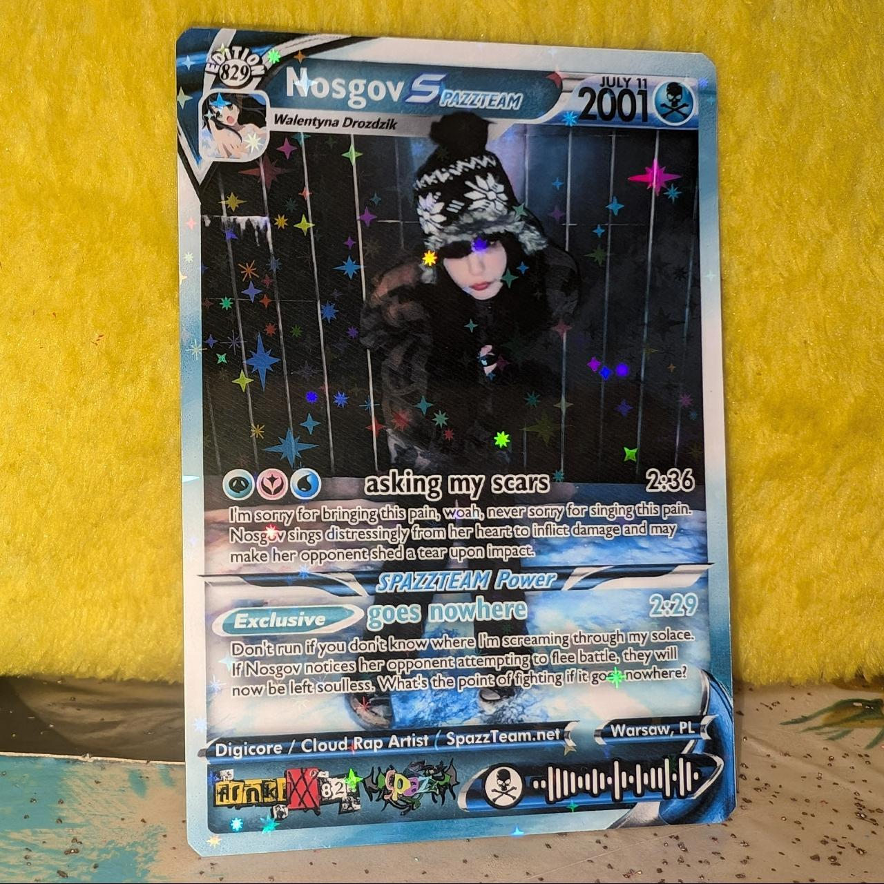 Nosgov Holographic Trading Card