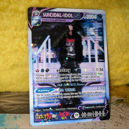 SUICIDAL-IDOL Holographic Trading Card