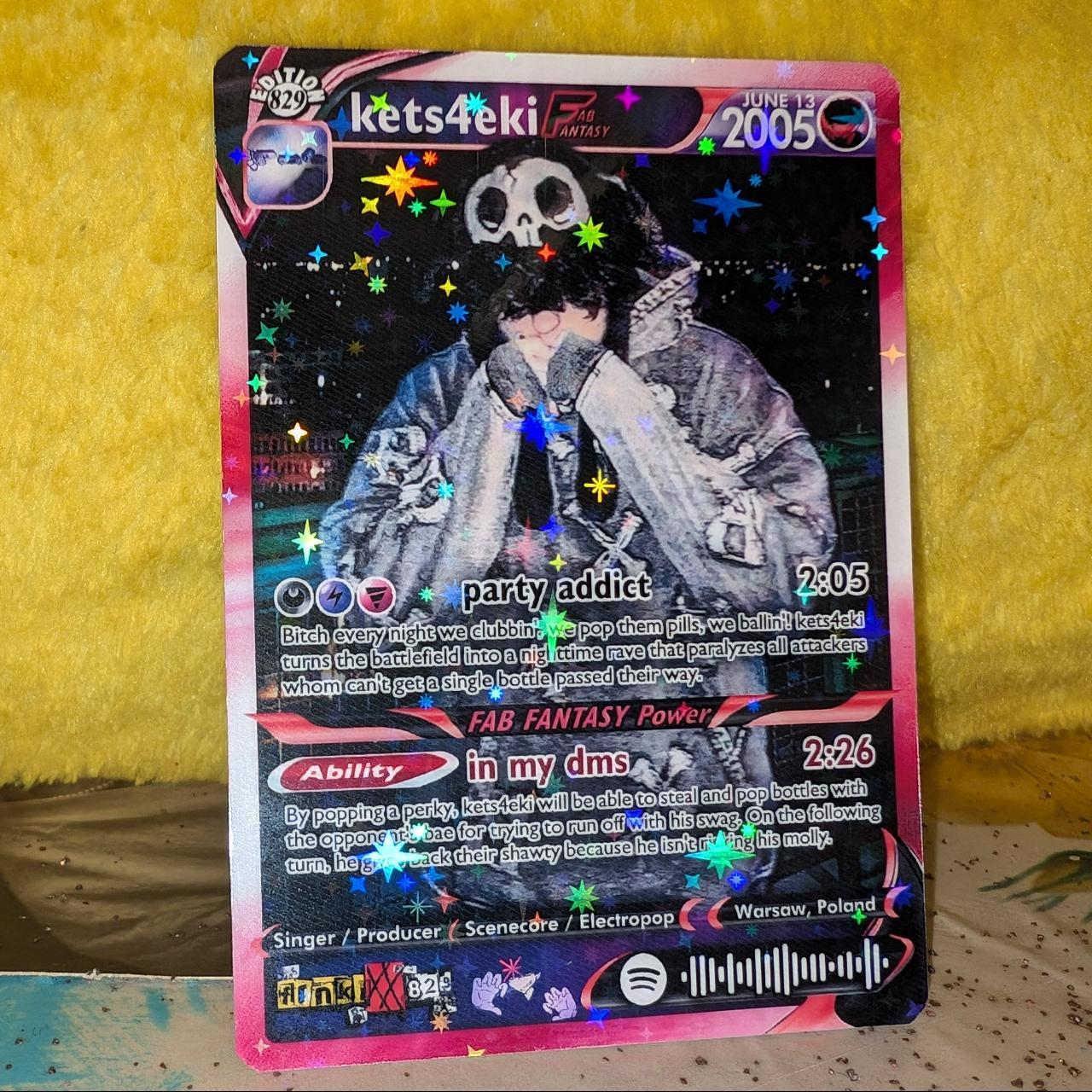 kets4eki Holographic Trading Card