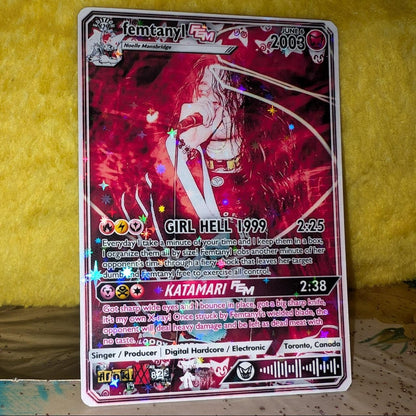 femtanyl Holographic Trading Card