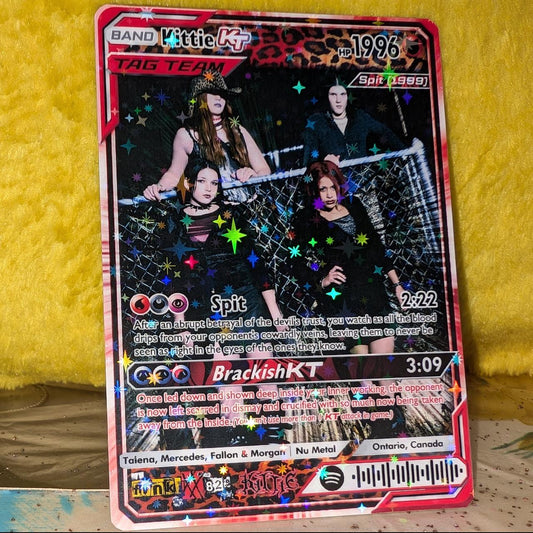 Kittie Holographic Trading Card