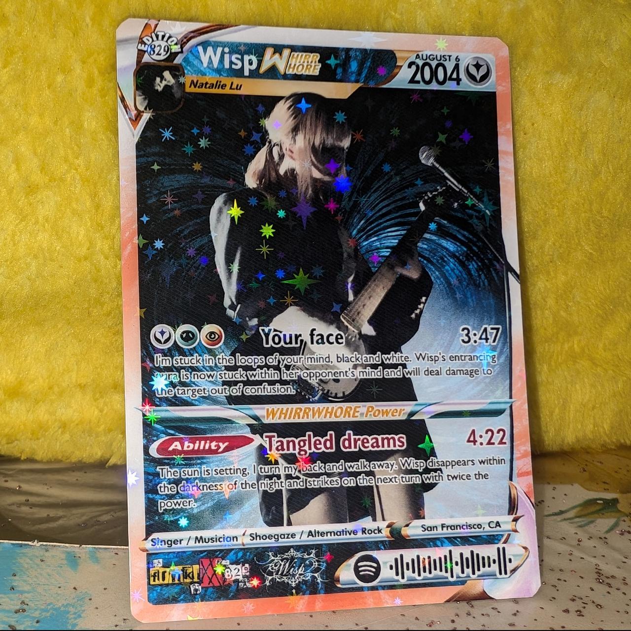 Wisp Holographic Trading Card