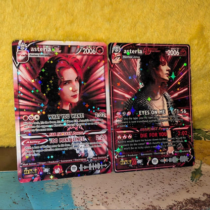 Asteria Holographic Trading Cards