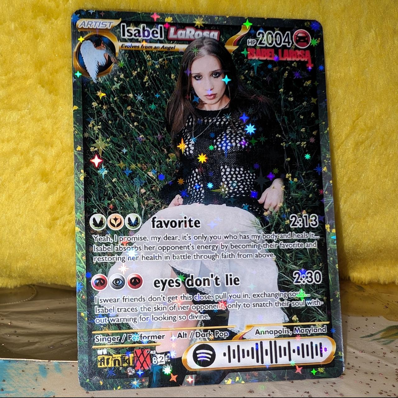 Isabel LaRosa Holographic Trading Card