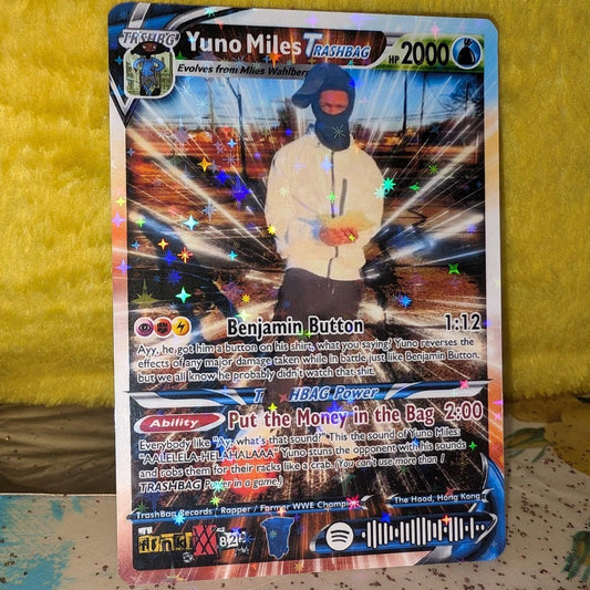 Yuno Miles Holographic Trading Card