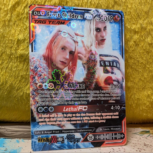 Frost Children Holographic Trading Card