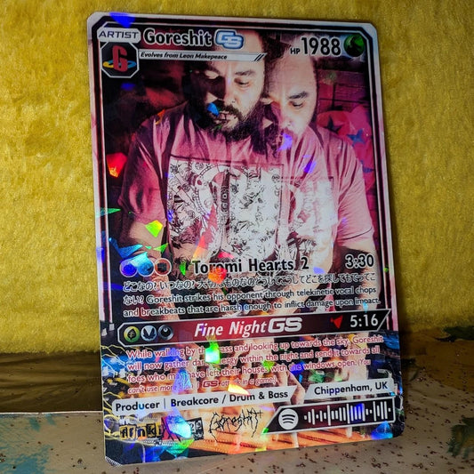 Goreshit Holographic Trading Card