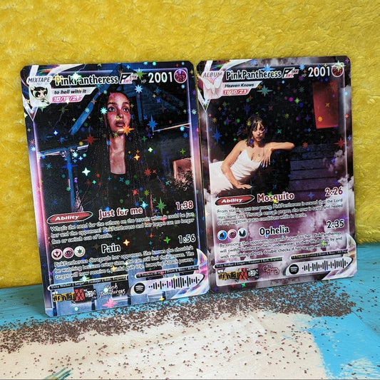 PinkPantheress Holographic Trading Card Set