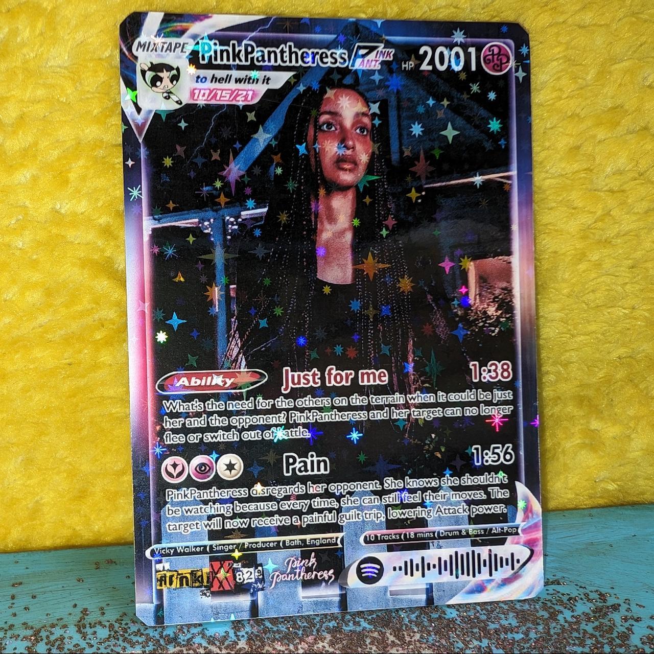 PinkPantheress Holographic Trading Card Set