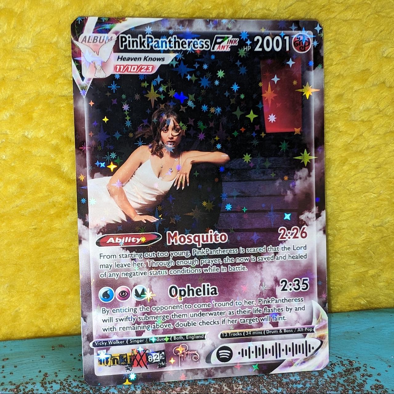 PinkPantheress Holographic Trading Card Set