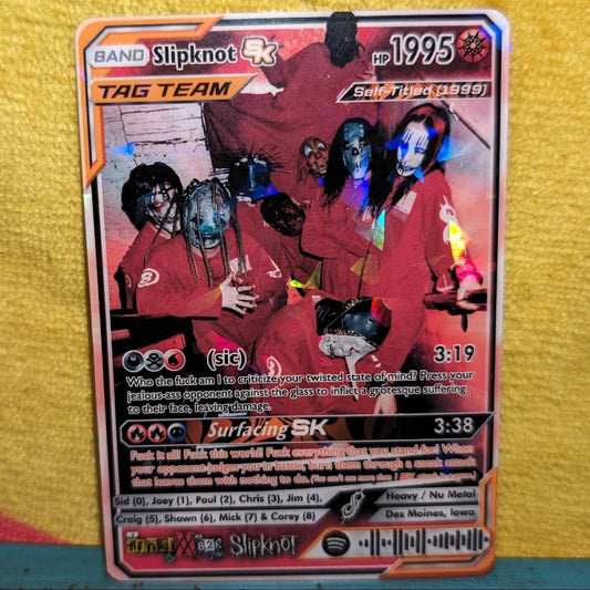 Slipknot Holographic Trading Card