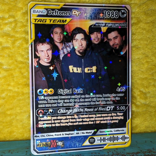 Deftones - 'White Pony' Holographic Trading Card