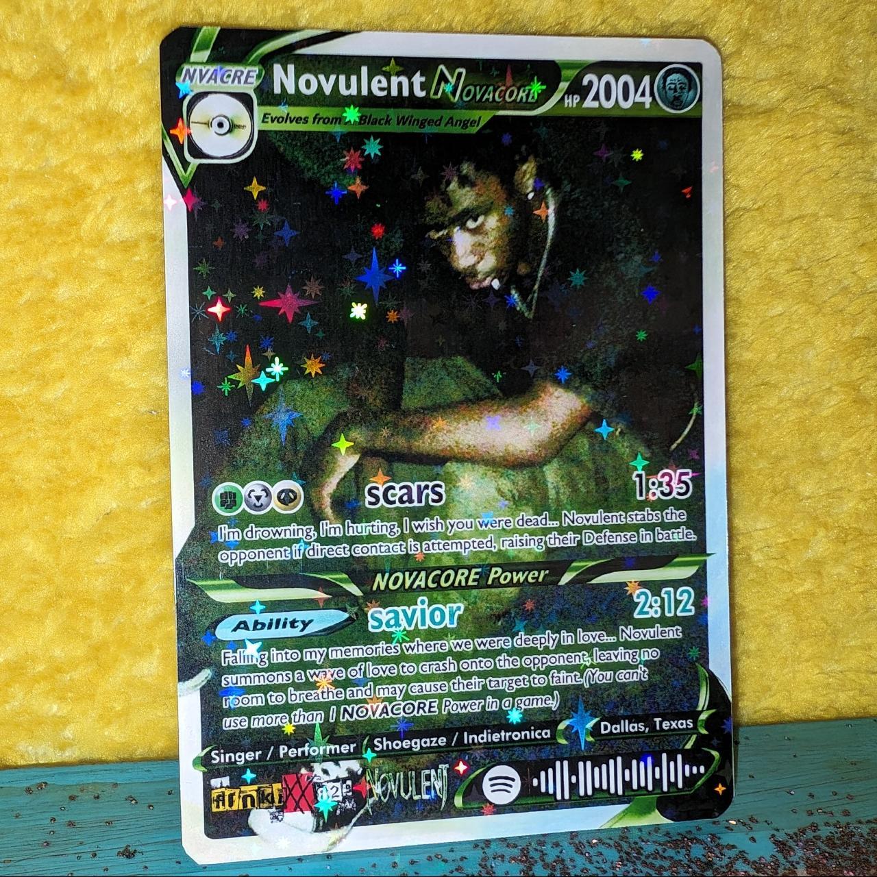 Novulent Holographic Trading Card