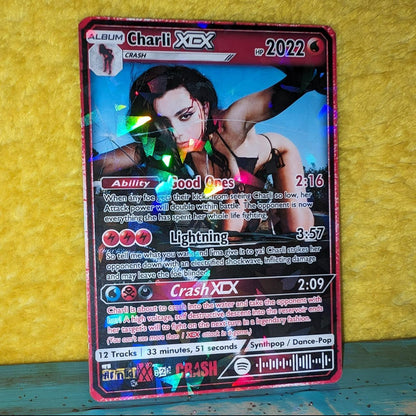 Charli XCX Holographic Trading Card Set