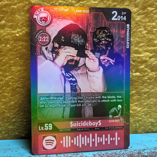 SUICIDEBOYS - 'Resistance Is Useless' Holographic Trading Card