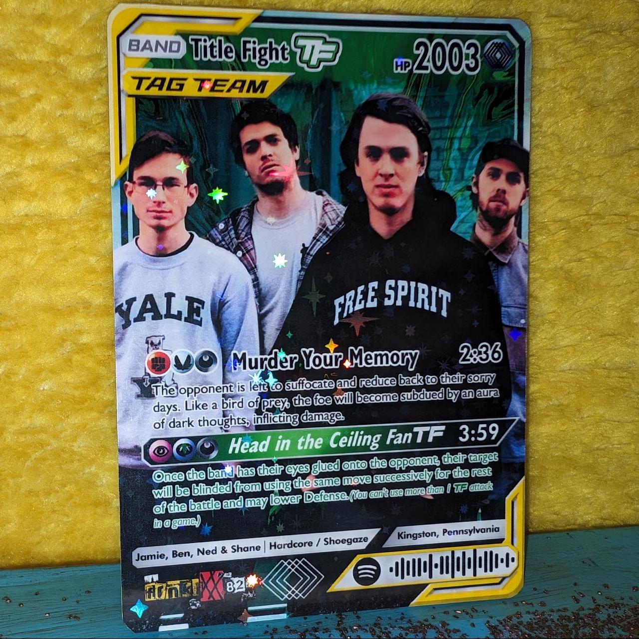 Title Fight Holographic Trading Card