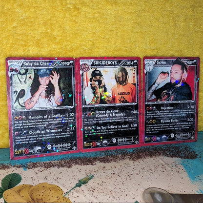 SUICIDEBOYS Holographic Trading Card Set