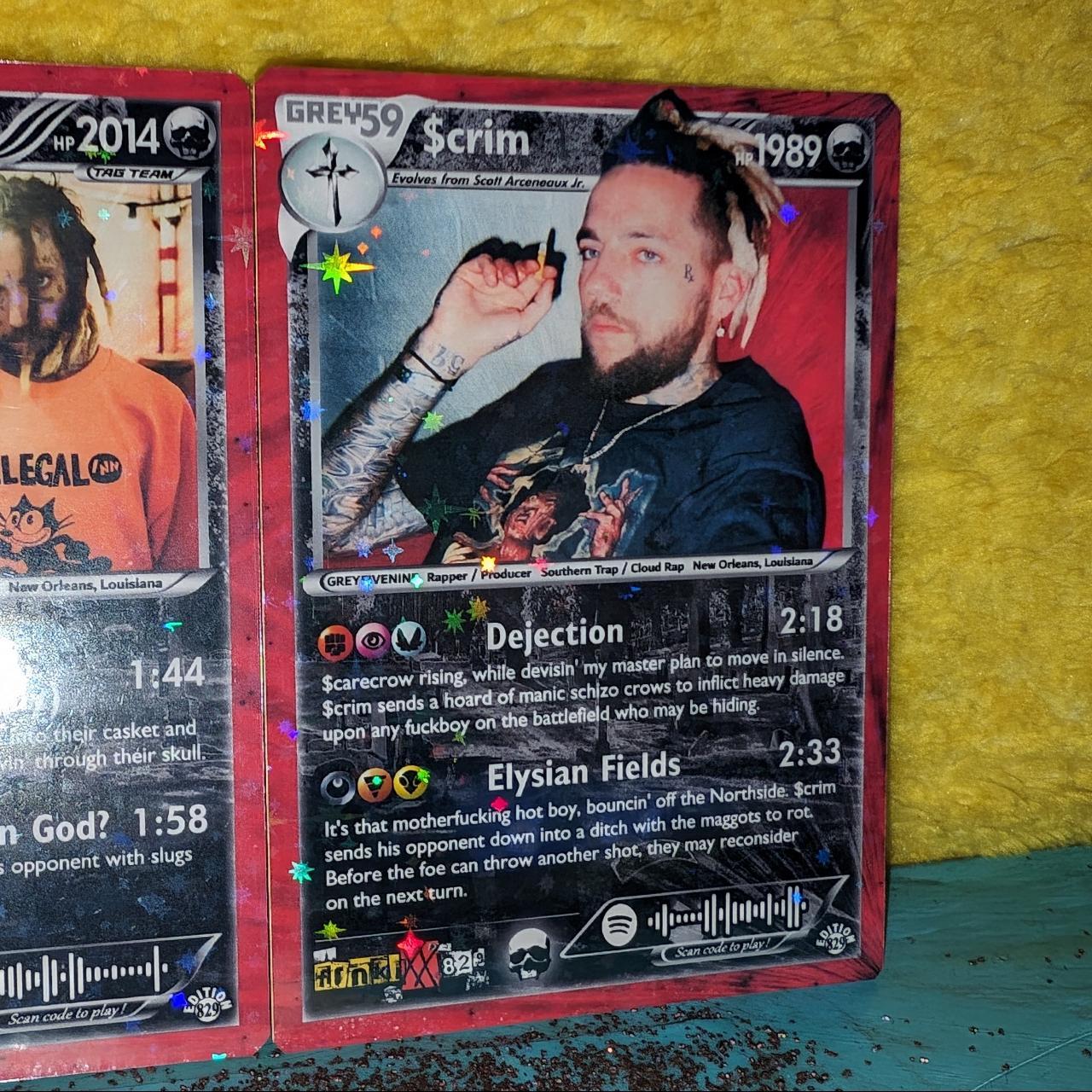 SUICIDEBOYS Holographic Trading Card Set