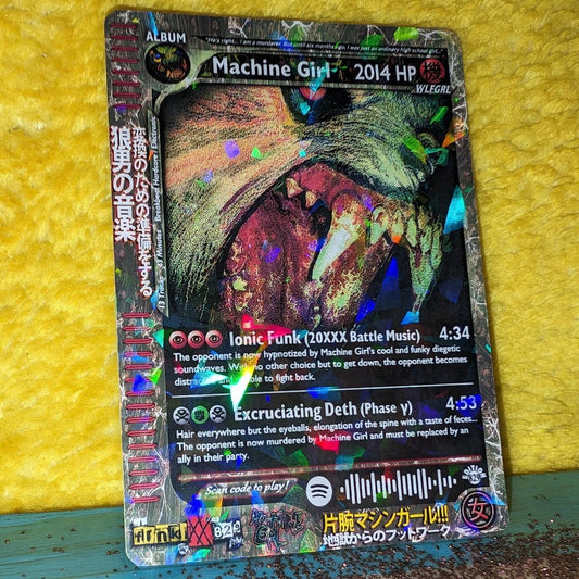 Machine Girl - 'WLFGRL' Holographic Trading Card