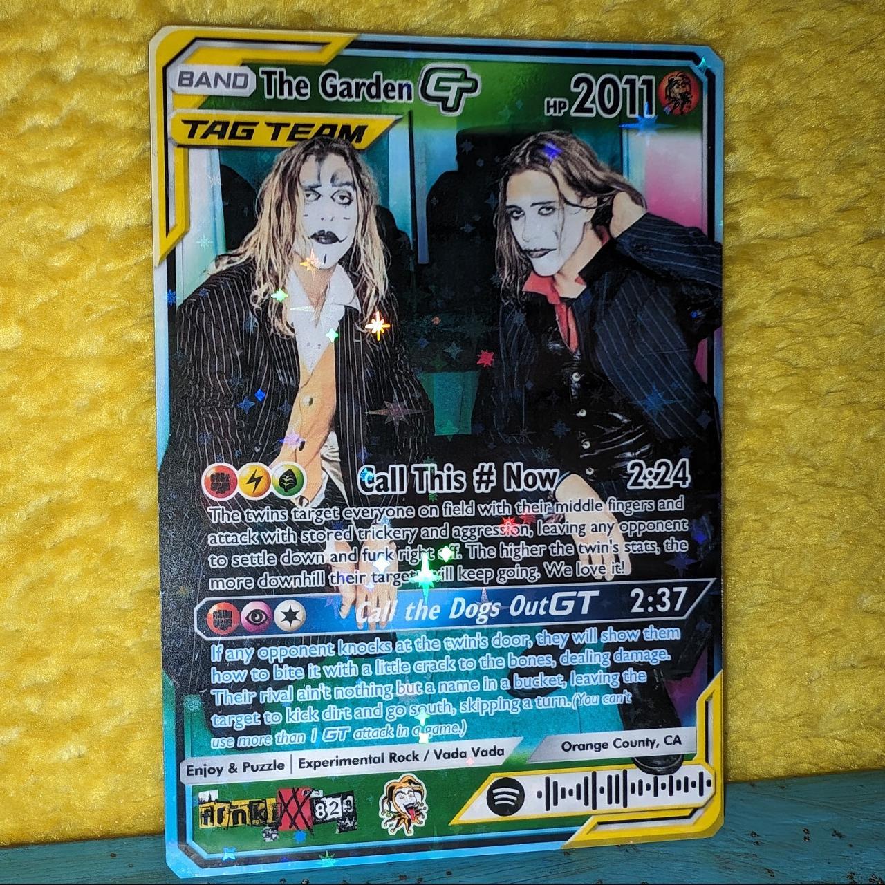 The Garden Holographic Trading Card