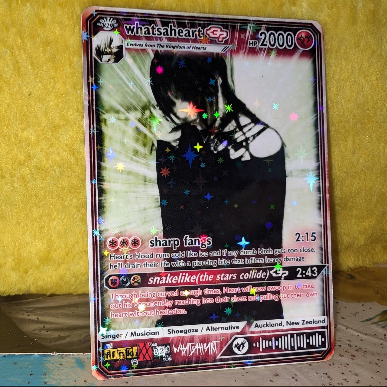 whatsaheart Holographic Trading Card Set