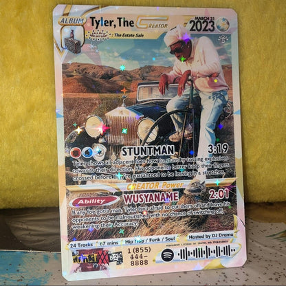 Tyler, The Creator Holographic Trading Card Set