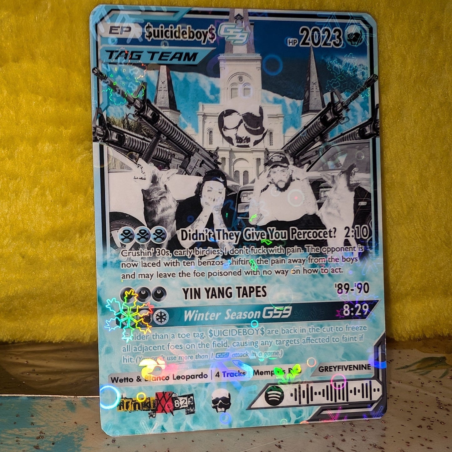 SUICIDEBOYS - 'YING TANG TAPES' Holographic Trading Card Set