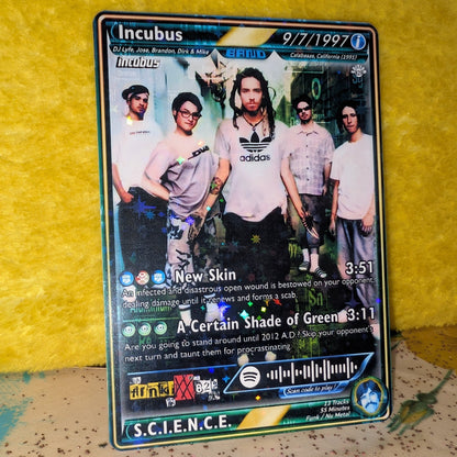 Incubus Holographic Trading Card