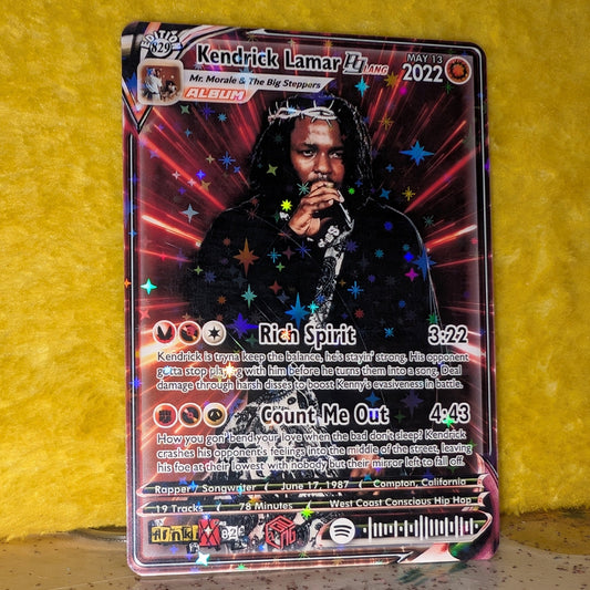 Kendrick Lamar Holographic Trading Card