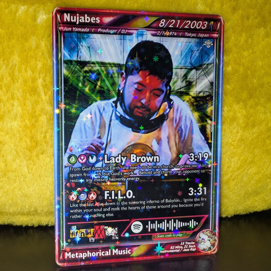 Nujabes Holographic Trading Card