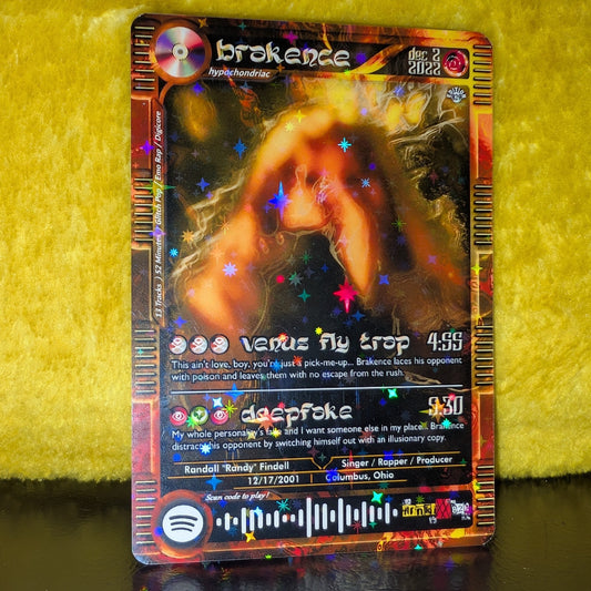 brakence Holographic Trading Card