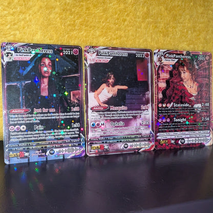 PinkPantheress Holographic Trading Card Set
