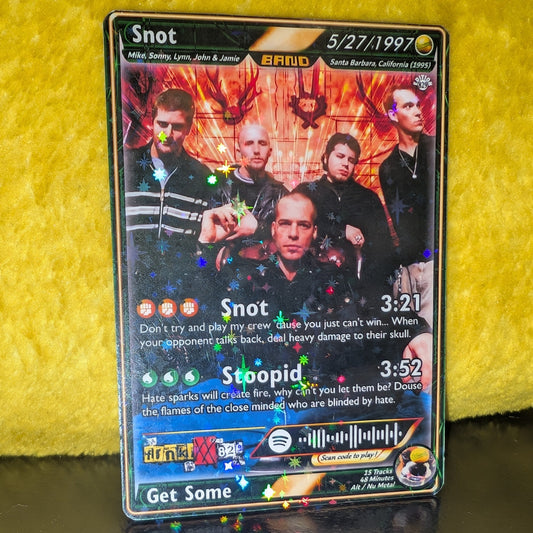 Snot Holographic Trading Card
