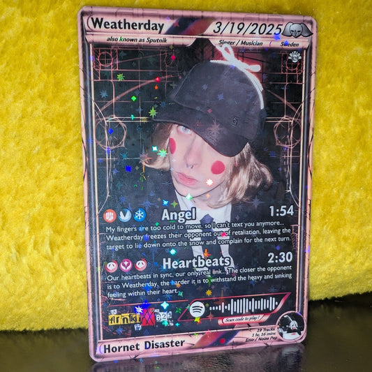 Weatherday Holographic Trading Card