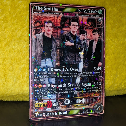 The Smiths Holographic Trading Card