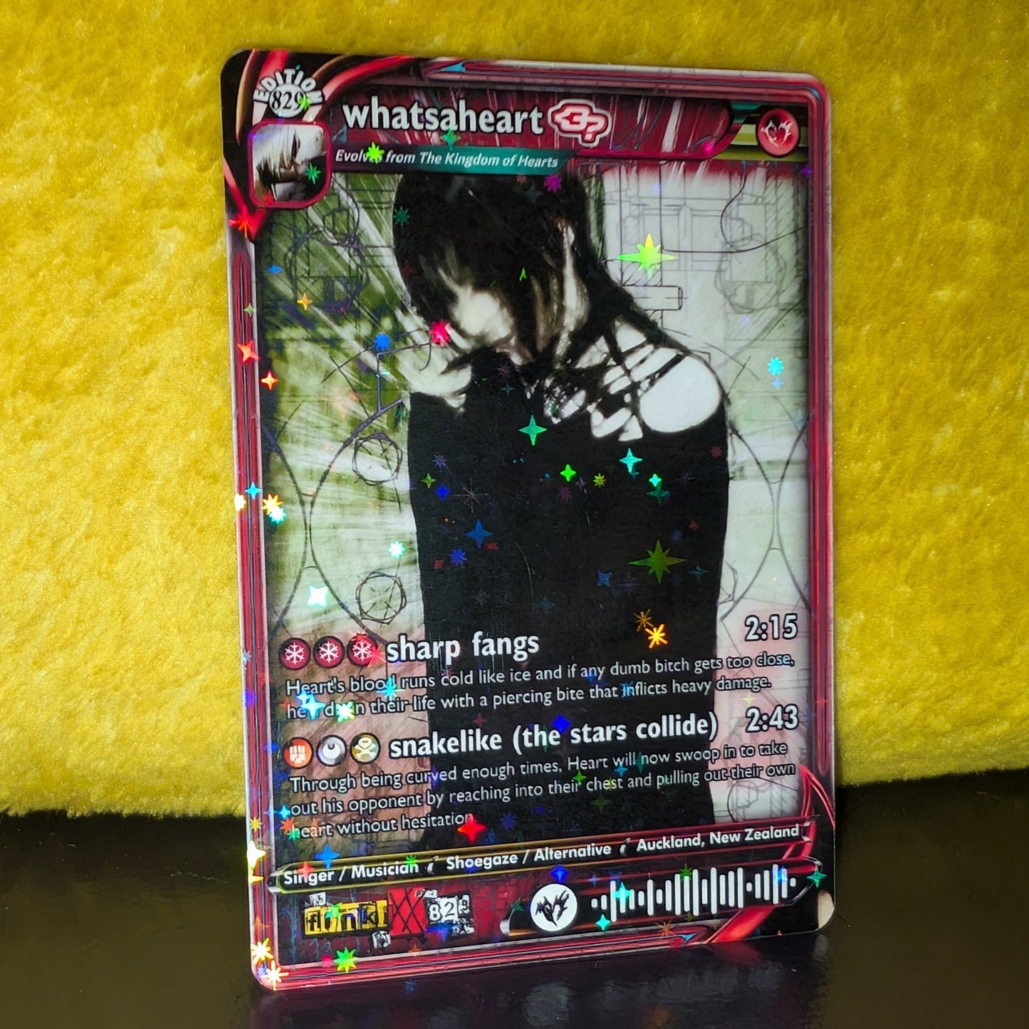 whatsaheart Holographic Trading Card Set