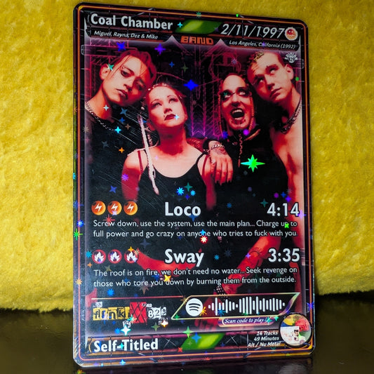 Coal Chamber Holographic Trading Card